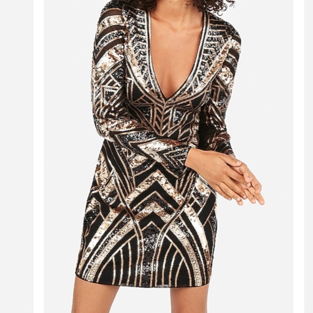 Express Sequin Dress